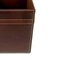 Dacasso Rustic Brown Leather Square Waste Basket AG-3203 - alternate 2